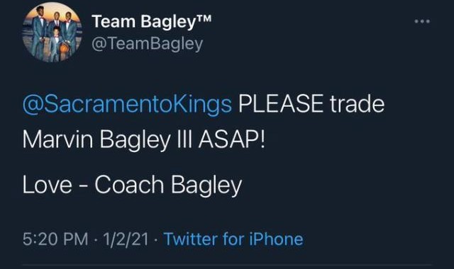 旺财28-巴格利的国王生涯前途暗淡？父亲炮轰主帅请求交易